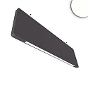 Akustisk overflade lampe BAFFEL LAMP30H 33W - 150CM - 06° - TRIAC down, overflademonteret version, med linseoptik, antracit