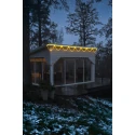 Konstsmide Feelys GLOBE IP44 18 V 6W 2500K CRI 80 980cm, hvid 