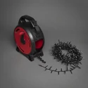Konstsmide light chain MICRO COMPACTLIGHTS IP44 30 V 9W 2200K 3198cm, red, black 