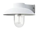 Konstsmide Udendørs wall luminaire MANI E27 IP44, gennemsigtig, hvid