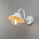 Konstsmide wall luminaire VEGA MINI E27 IP44, white dimmable