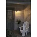 Konstsmide wall luminaire VEGA MINI E27 IP44, white dimmable
