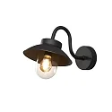 Væglampe VEGA MINI E27 IP44, sort dæmpbar