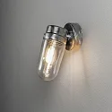 Konstsmide Udendørs wall luminaire VEGA uden skærm E27 IP54, galvaniseret dæmpbar