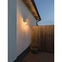 Konstsmide Udendørs wall luminaire VEGA uden skærm E27 IP54, galvaniseret dæmpbar