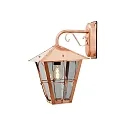 Konstsmide Udendørs wall luminaire FENIX down E27 IP23, kobber, røgfarver