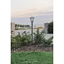 Konstsmide Standerlampe BENU E27 IP23, røgfarver, stål