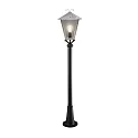 Konstsmide Standerlampe BENU E27 IP23, røgfarver, stål