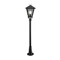 Konstsmide Standerlampe BENU E27 IP23, røgfarver, sort