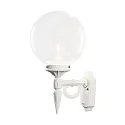 Konstsmide Udendørs wall luminaire ORION E27 IP23, gennemsigtig, hvid