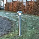 Standerlampe HEIMDAL E27 IP44, opal, sort