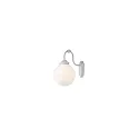 Konstsmide Udendørs wall luminaire ARCTURUS E27 IP23, opal, hvid