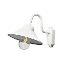 Konstsmide Udendørs wall luminaire VEGA E27 IP23, gennemsigtig, hvid