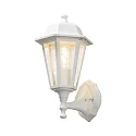 Konstsmide Udendørs wall luminaire BIG 1-flamme, stor E27 IP23, gennemsigtig, hvid
