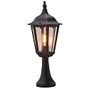 Jordspydslampe FIRENZE E27 IP43, sort, gennemsigtig
