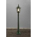 Standerlampe FIRENZE E27 IP43, grøn, gennemsigtig