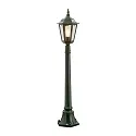 Konstsmide Path luminaire FIRENZE, E27 max. 100W, green, aluminium / clear glass