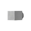 Konstsmide Udendørs wall luminaire MODENA up / down G9 IP44, grå, gennemsigtig