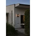 Konstsmide Væglampe CARPI E27 IP44, sort dæmpbar