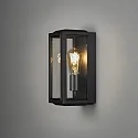 Konstsmide glass for CARPI E27 IP44, black dimmable