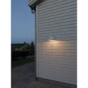 Konstsmide Udendørs wall luminaire TRAPANI down, stor, rund E27 IP44, hvid dæmpbar