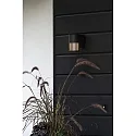 outdoor wall luminaire PISTOIA E27 IP54, black dimmable