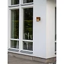 Konstsmide Udendørs wall luminaire PISTOIA E27 IP54, rust dæmpbar