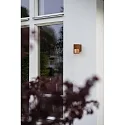 Konstsmide Udendørs wall luminaire PISTOIA E27 IP54, rust dæmpbar