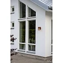 Konstsmide Udendørs wall luminaire PISTOIA E27 IP54, rust dæmpbar