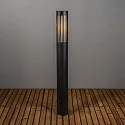 Konstsmide path light PISTOIA E27 IP54, black dimmable