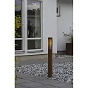 Konstsmide path light PISTOIA E27 IP54, rust dimmable