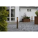 Konstsmide path light PISTOIA E27 IP54, rust dimmable