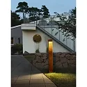 Konstsmide path light RHO IP54, rust 