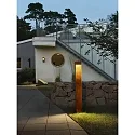 Konstsmide path light RHO IP54, rust 