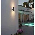 Konstsmide outdoor wall luminaire CUNEO UP/DOWN E27 IP54, black dimmable