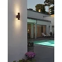 Konstsmide outdoor wall luminaire CUNEO UP/DOWN E27 IP54, rust dimmable