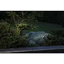 Konstsmide 12V HighPower LED groundspike spot ANDRIA, focusable light outlet 18-60°, 6W 3000K 210lm, anthracite aluminium / clear glass