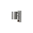 Outdoor wall luminaire MODENA DOWN with motion detector, GU10 max. 35W, stainless steel 304 / clear glass
