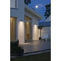 Outdoor wall luminaire MODENA DOWN with motion detector, GU10 max. 35W, stainless steel 304 / clear glass
