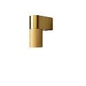 Udendørs wall luminaire TEMI down, cylindrisk GU10 IP54, guld dæmpbar