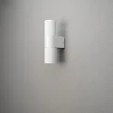 Konstsmide Udendørs wall luminaire TEMI up / down, cylindrisk GU10 IP54, hvid dæmpbar