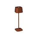 Batteri bordlampe CAPRI IP54, terracotta dæmpbar