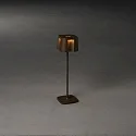 battery table lamp NICE  square, CCT Switch, dimmable IP54, rust dimmable