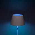Konstsmide Batteri standerlampe PROMEZIA up / down, CCT Switch, dæmpbar, RGBW, justerbar IP54, hvid dæmpbar