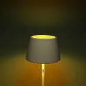 Konstsmide Batteri standerlampe PROMEZIA up / down, CCT Switch, dæmpbar, RGBW, justerbar IP54, hvid dæmpbar