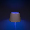 Konstsmide Batteri standerlampe PROMEZIA up / down, CCT Switch, dæmpbar, RGBW, justerbar IP54, hvid dæmpbar