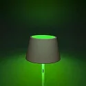 Konstsmide Batteri standerlampe PROMEZIA up / down, CCT Switch, dæmpbar, RGBW, justerbar IP54, hvid dæmpbar