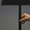 Konstsmide Batteri standerlampe POMEZIA IP54, sort dæmpbar