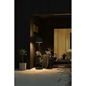 Konstsmide Batteri standerlampe POMEZIA IP54, sort dæmpbar