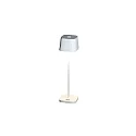 Batteri bordlampe CAPRI MINI IP54, hvid dæmpbar
